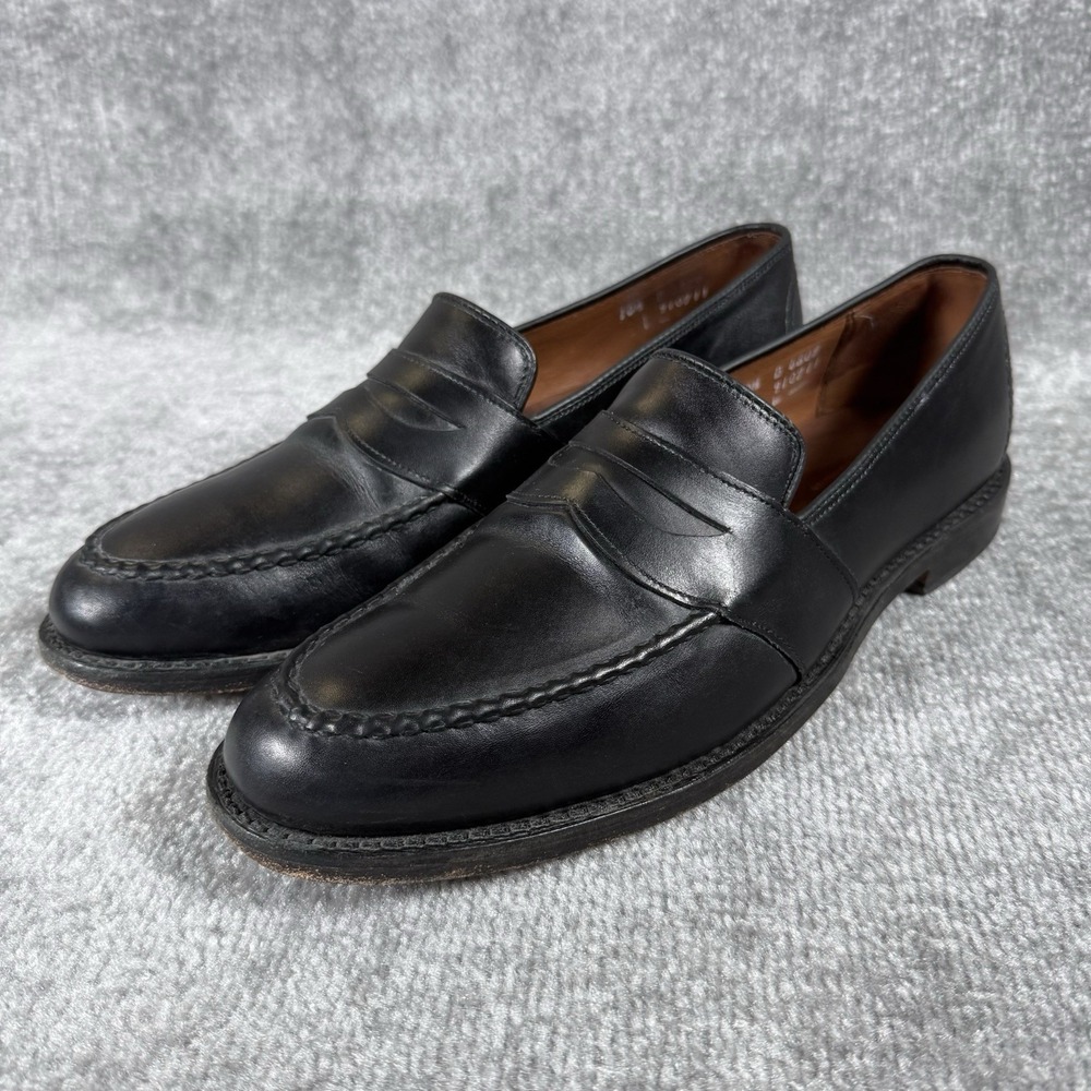 Allen Edmonds Loafer‎ Men's 10.5 Black Randolph Penny Bench Welt
